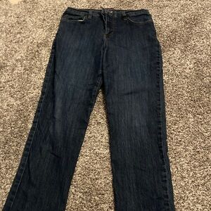 Gloria Vanderbilt Women's Dark Blue Straight Leg Jeans